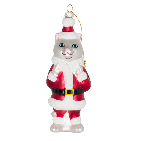 Ripndip Santa Nerm Christmas Ornament (Red)
