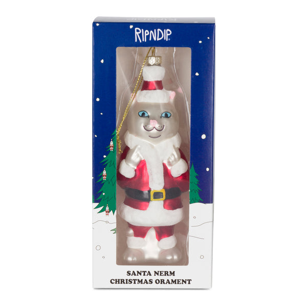 ripndip Santa Nerm Christmas Ornament (Red)