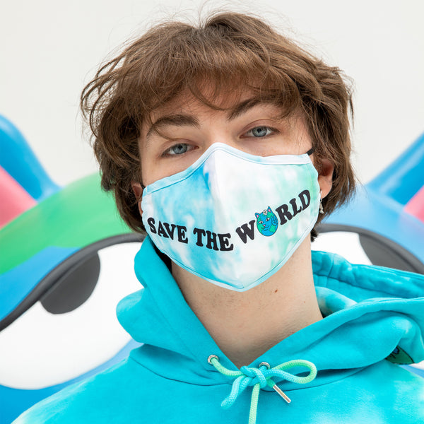Ripndip Save The World Face Mask (Blue)
