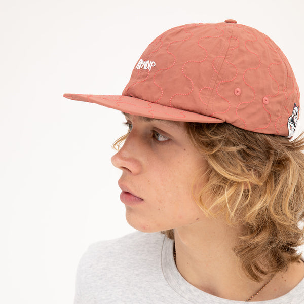 Ripndip Shmoody 6 Panel Quilted Strapback (Clay)