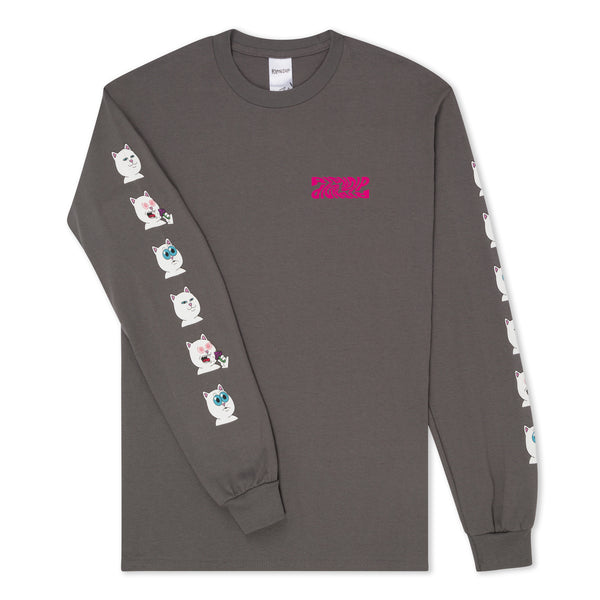 Ripndip Shroom Diet Long Sleeve (Charcoal)