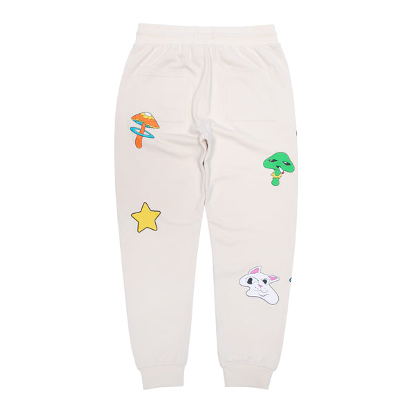 Ripndip Shroom Mania Sweatpants (Bone)