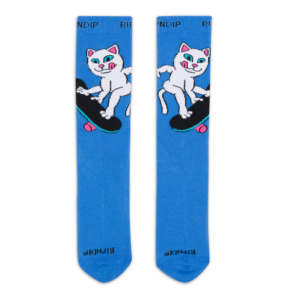 Ripndip Skater Nerm Socks (Slate Blue)