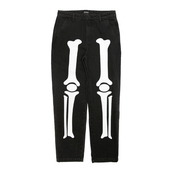 ripndip Skelly Nerm Pants (Black Wash Denim)