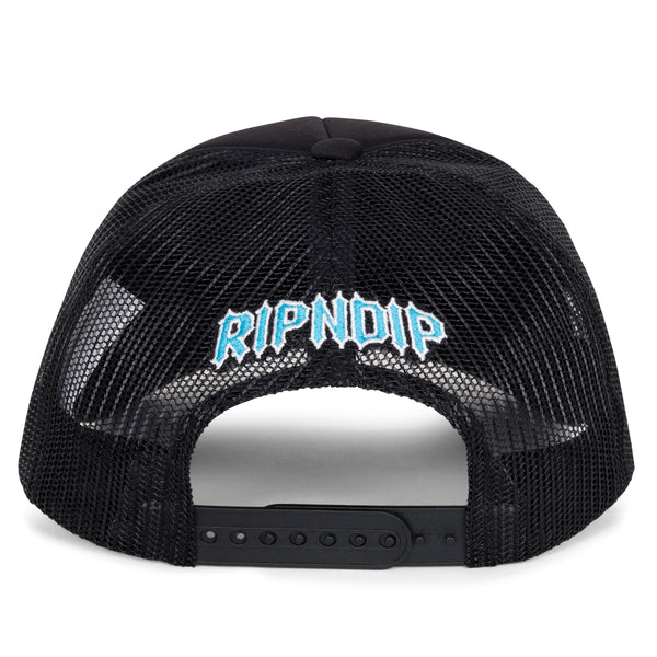 Ripndip Skull And Bones Trucker Hat (Black)