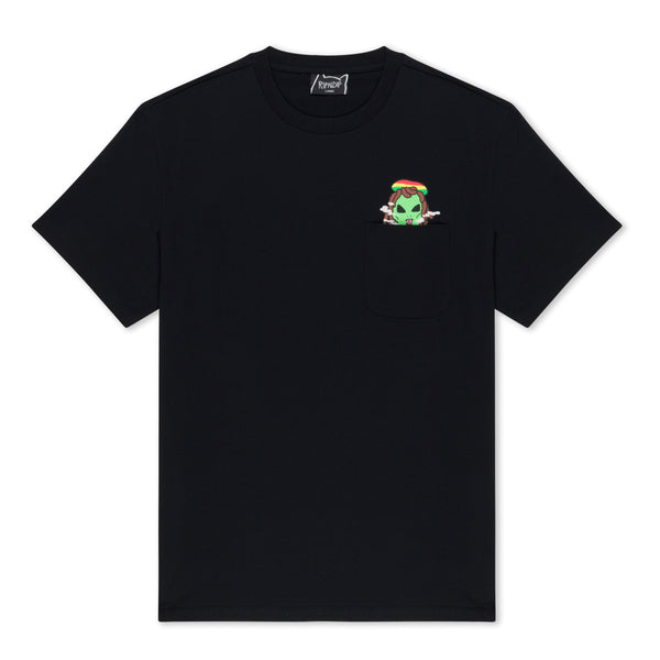 Ripndip Smoking Rasta Alien Pocket Tee (Black)
