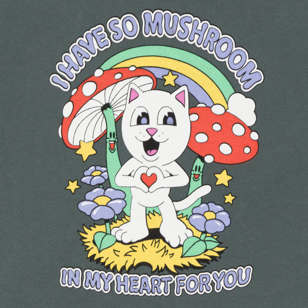 Ripndip So Mushroom Cropped Hoodie (Charcoal)