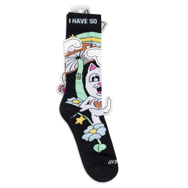 Ripndip So Mushroom Socks (Black)