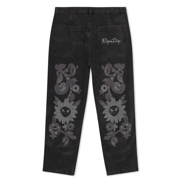 Ripndip Space Garden Pants (Black Vintage Wash)