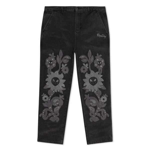 Ripndip Space Garden Pants (Black Vintage Wash)