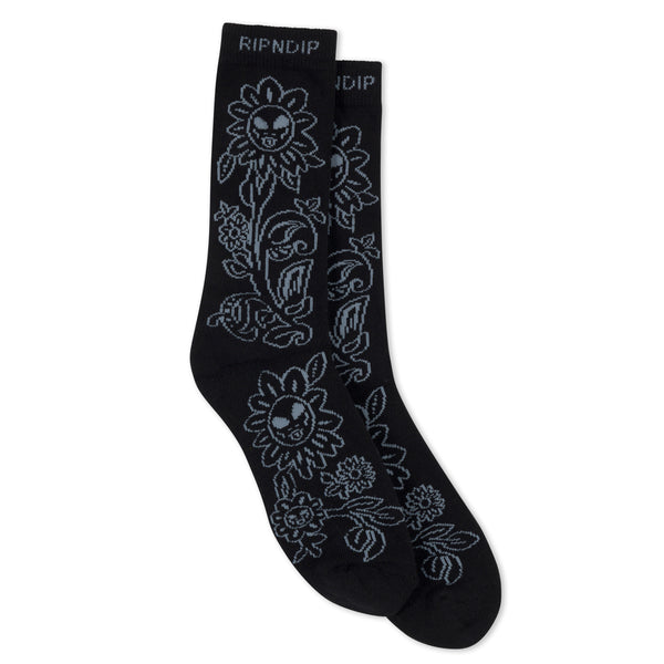 ripndip Space Garden Socks (Black)