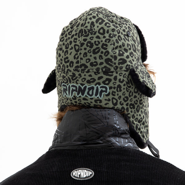 Ripndip Spotted Aviator Hat (Olive)