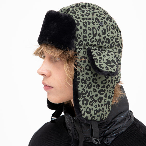 ripndip Spotted Aviator Hat (Olive)