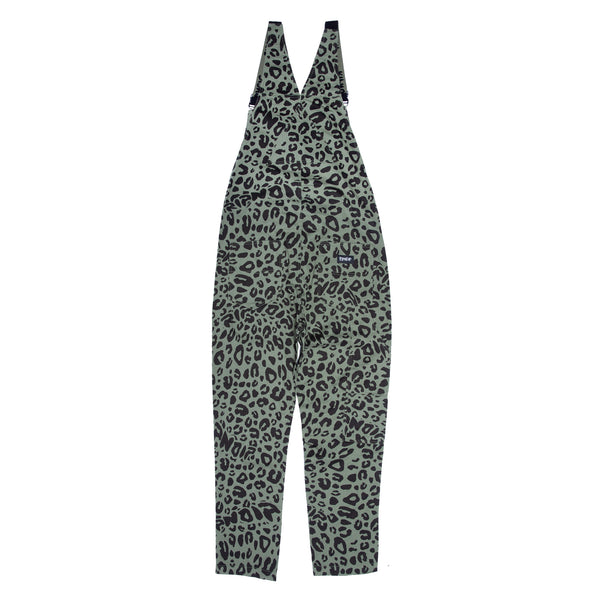 Ripndip Spotted Cotton Twill Overalls (Olive)