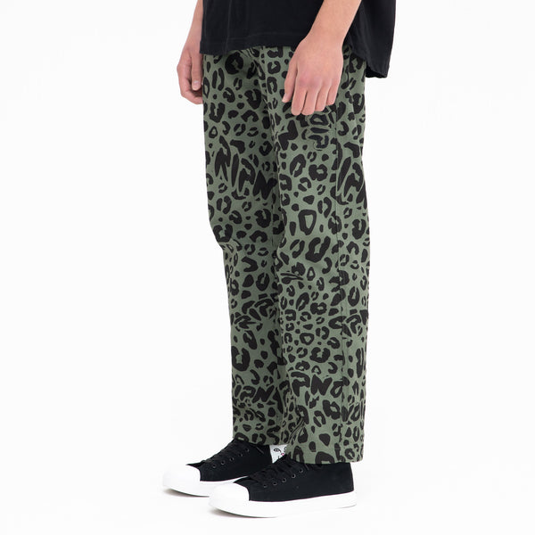 Ripndip Spotted Cotton Twill Pants (Olive)