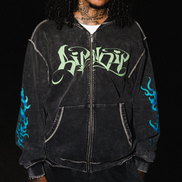 Ripndip Squabble Up Hoodie (Black Vintage Wash)