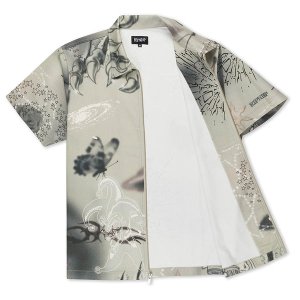 Ripndip Stargazing Zip Up Shirt (Multi)