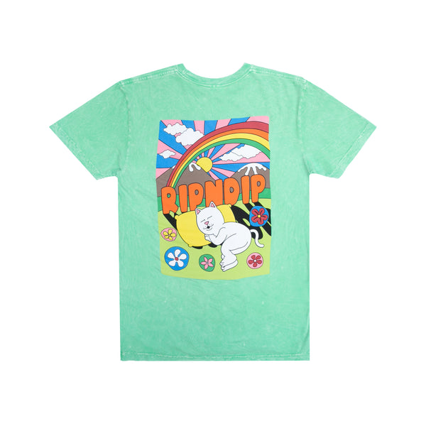 ripndip Summer Camp Tee (Mint Mineral Wash)