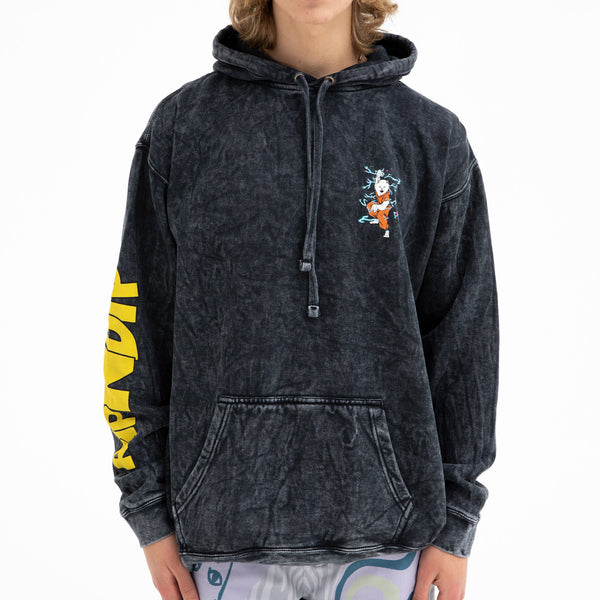 Ripndip Super Sanerm Hoodie (Black Mineral Wash)