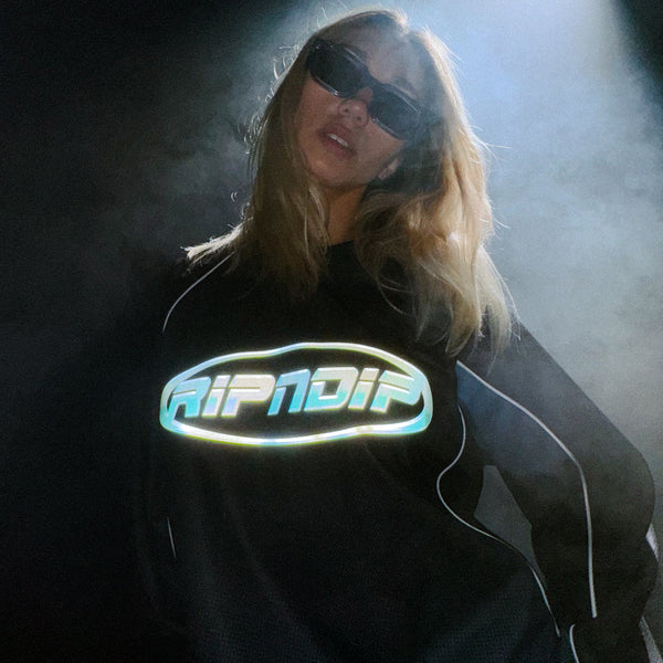 Ripndip Surround Sound Hockey Jersey (Black / Blue)