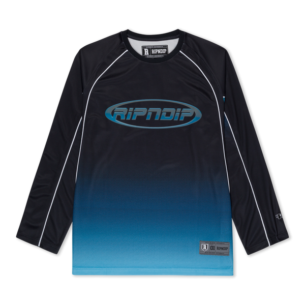 ripndip Surround Sound Hockey Jersey (Black / Blue)