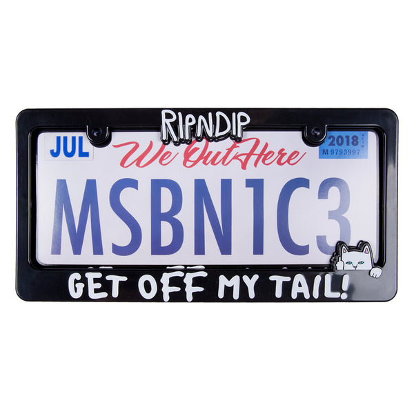 Ripndip Tailgate License Plate Frame (Black)