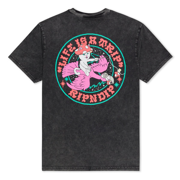 Ripndip Take A Trip Tee (Black Wash )