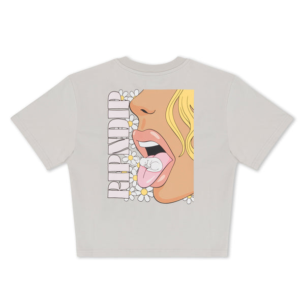 Ripndip Taste Like Nerm Cropped Baby Tee (Grey)
