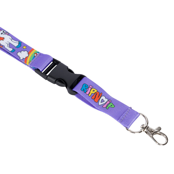 Ripndip Taste The Rainbow Lanyard (Lavender)