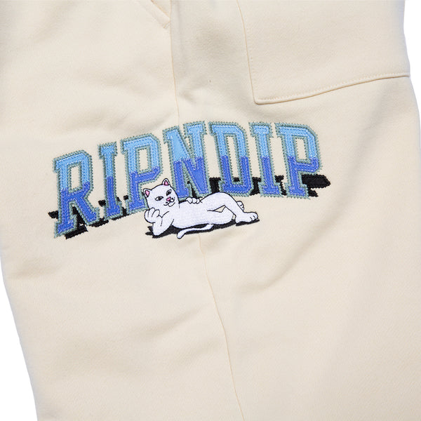Ripndip Team Spirit Embroidered Sweatpants (Natural)