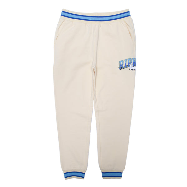 ripndip Team Spirit Embroidered Sweatpants (Natural)