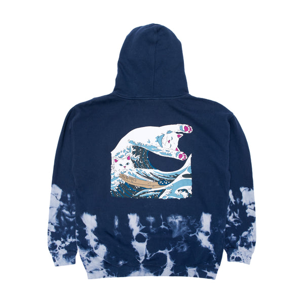 Ripndip The Great Wave Of Nerm Hoodie (Blue Dye)