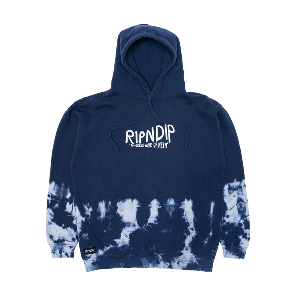 Ripndip The Great Wave Of Nerm Hoodie (Blue Dye)