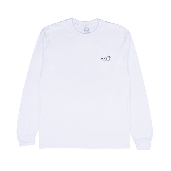Ripndip The Great Wave Of Nerm Long Sleeve (White)