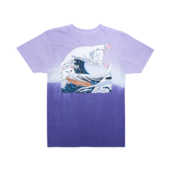 ripndip The Great Wave Of Nerm Tee (Purple Dye)