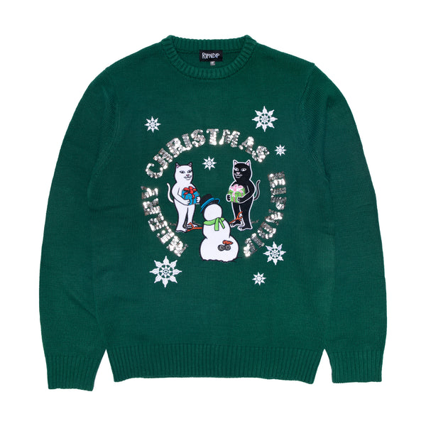 ripndip Tis The Season Sweater (Hunter Green)