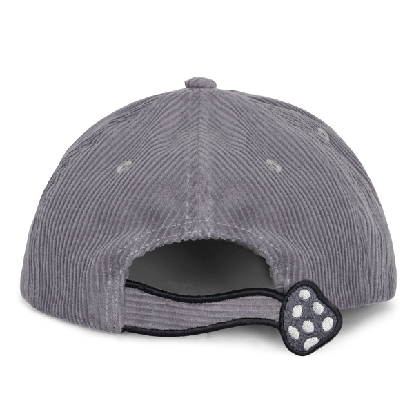 Ripndip Toadstool Corduroy Velcro 6 Panel Hat (Grey)