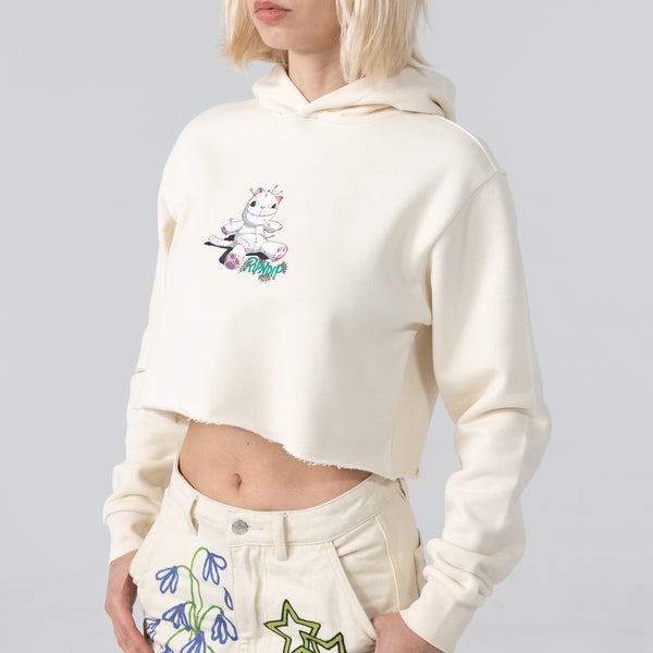 Ripndip Travis Cropped Hoodie (Natural)