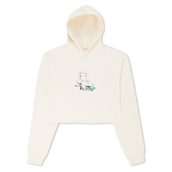 ripndip Travis Cropped Hoodie (Natural)