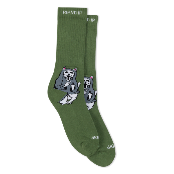 ripndip Trick Or Treat Socks (Dusty Forest)