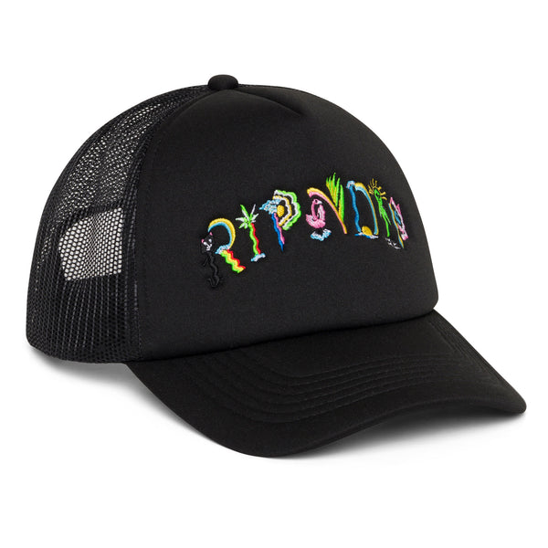 ripndip Venice Trucker Hat (Black)