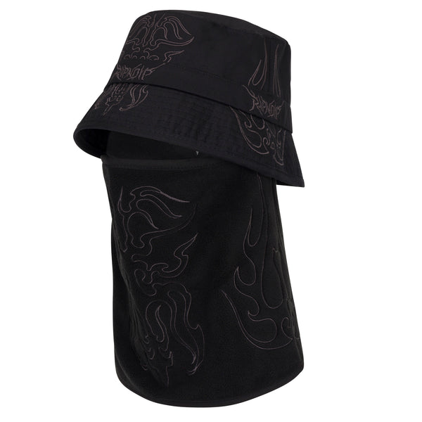 ripndip Volt Face Mask Bucket Hat (Black)