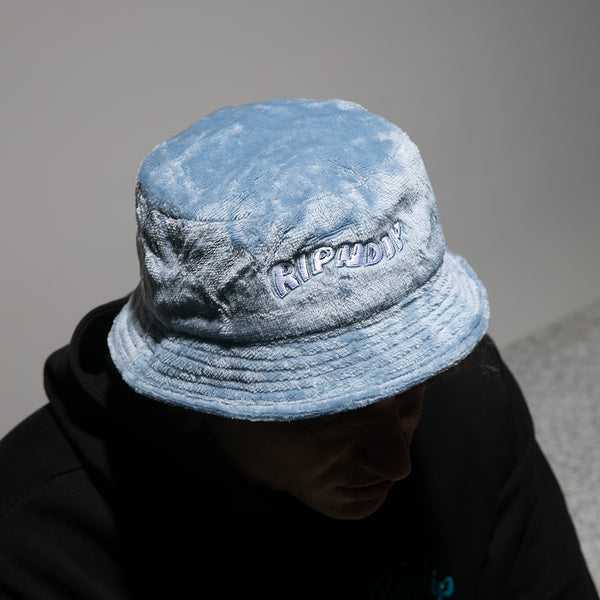 Ripndip Wave Sherpa Bucket Hat (Light Slate)