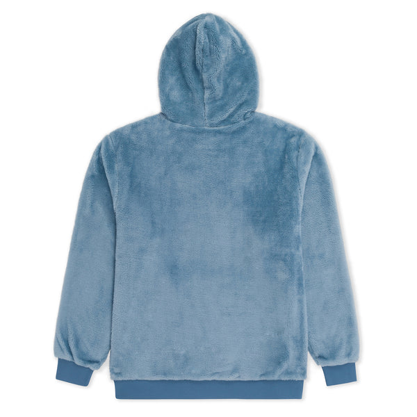 Ripndip Waves Sherpa Hoodie (Light Slate)