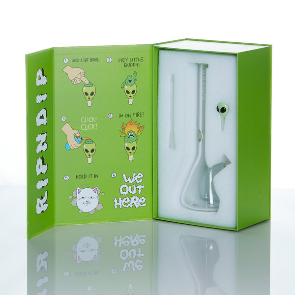 Ripndip We Out Here Glass Beaker (Green)