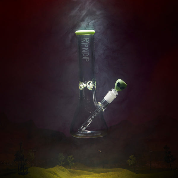 Ripndip We Out Here Glass Beaker (Green)