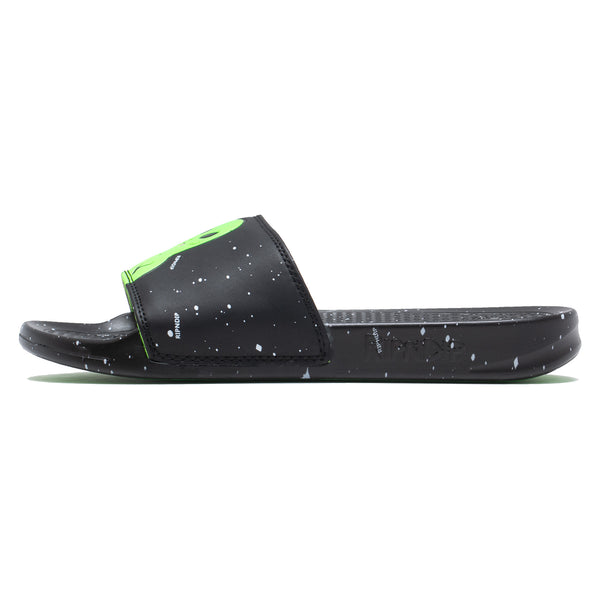 Ripndip We Out Here Slides (Black/Neon Green)