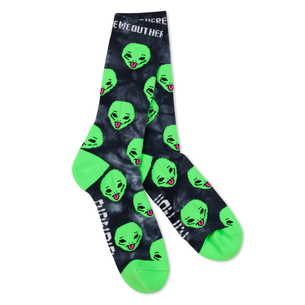 Ripndip We Out Here Socks (Black Lighting Wash)