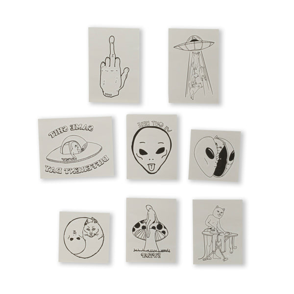 Ripndip We Out Here Tattoo Sheet (Black)