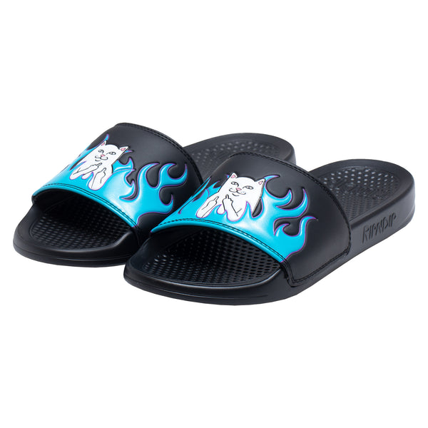 ripndip Welcome to Heck Slides (Black/Blue)